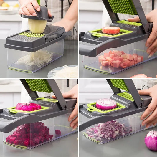 Vegetable Slicer, Cutter, and Dicer