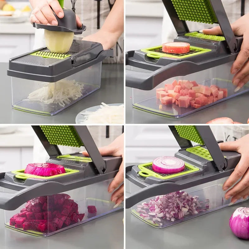Vegetable Slicer, Cutter, and Dicer