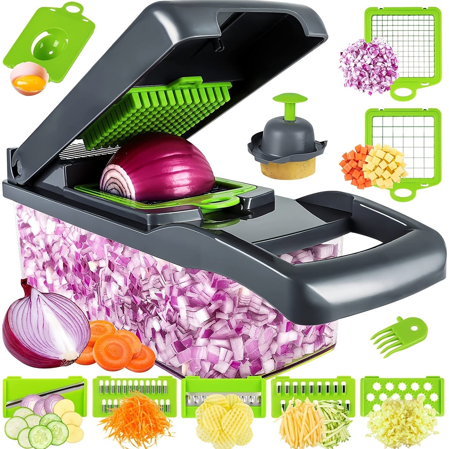Vegetable Slicer, Cutter, and Dicer