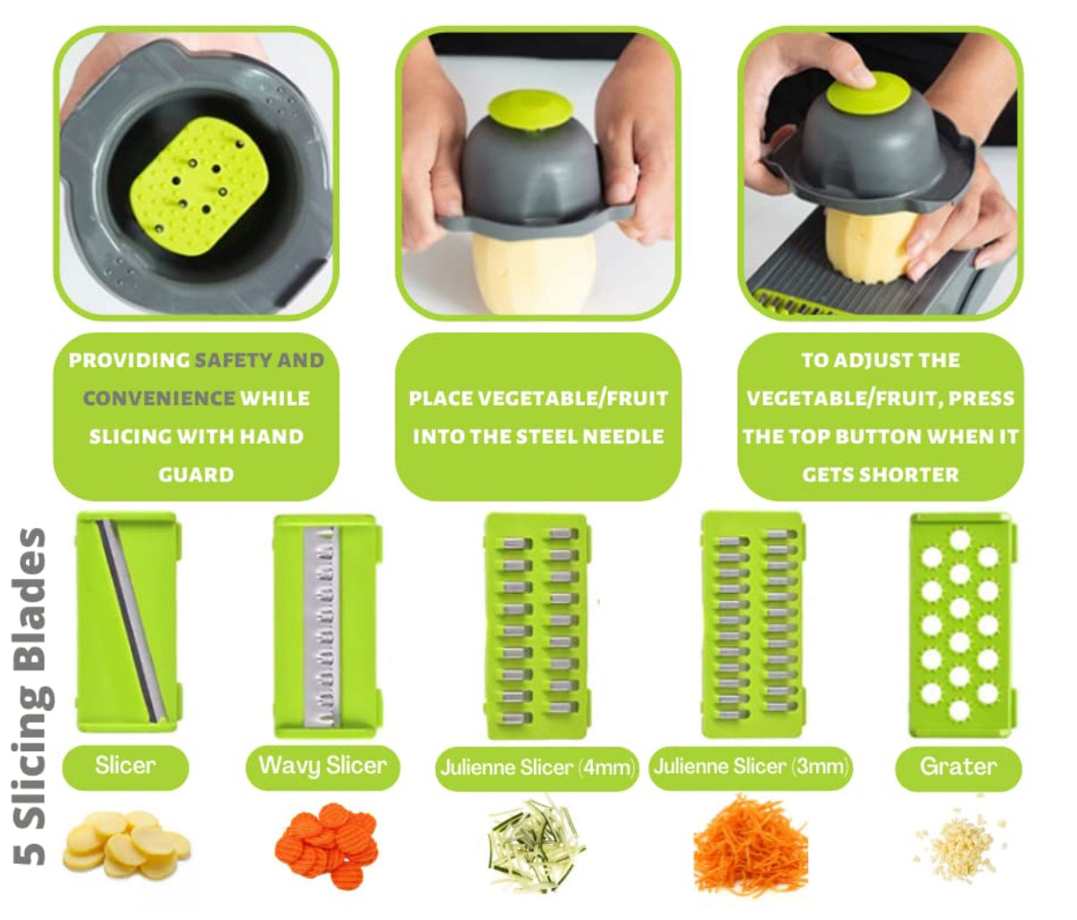 Vegetable Slicer, Cutter, and Dicer